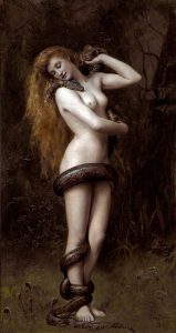 Lilith (1887) von John Collier, Atkinson Art Gallery, Merseyside, England